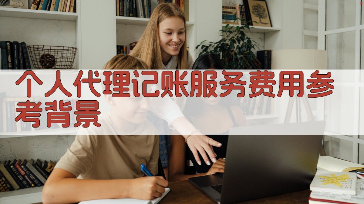 个人代理记账服务费用参考背景 图1