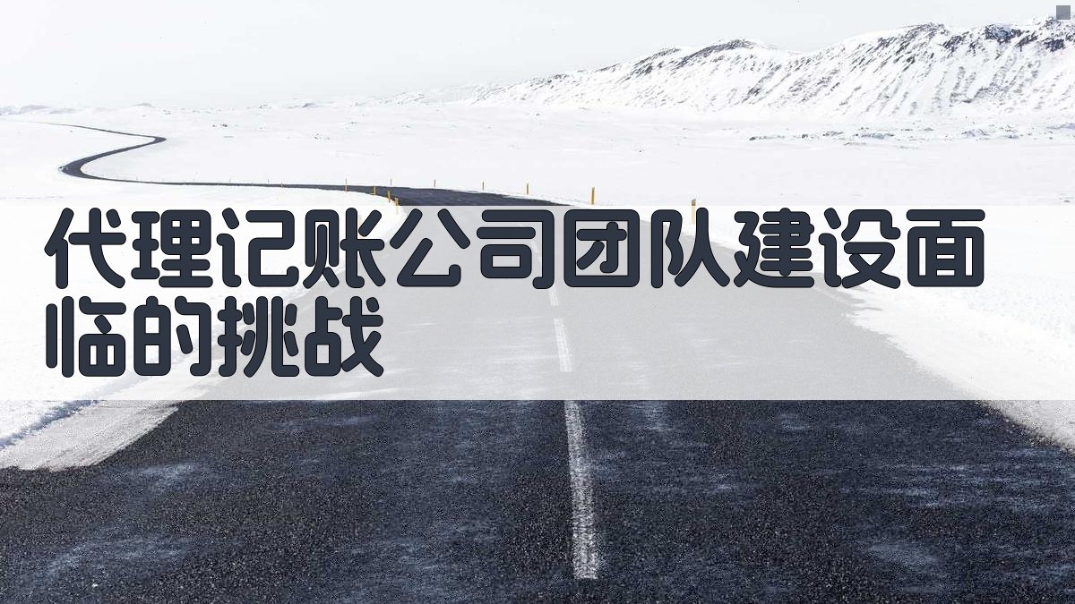 代理记账公司团队建设面临的挑战 图1