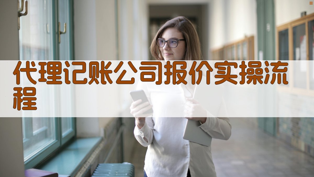 代理记账公司报价实操流程 图1