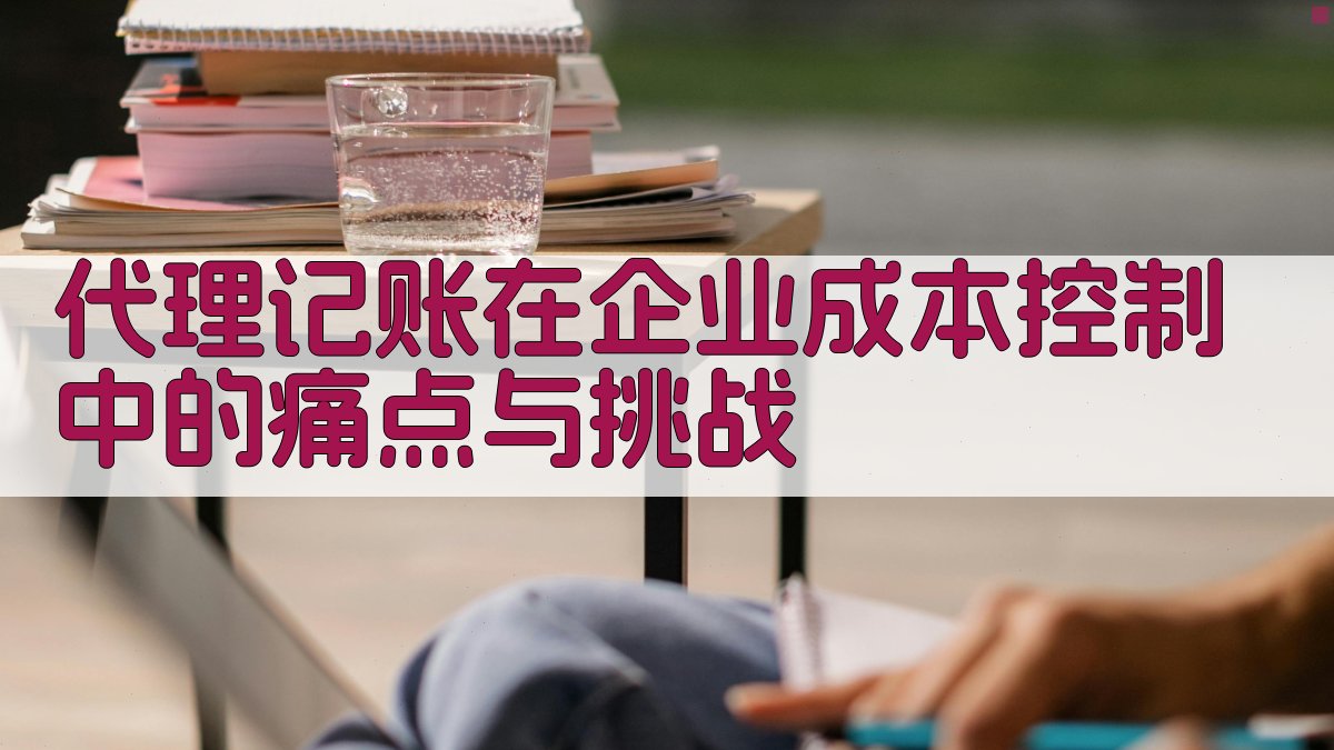 代理记账在企业成本控制中的痛点与挑战 图1