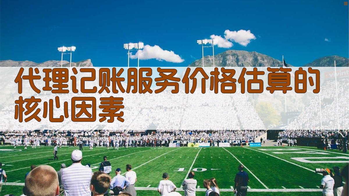代理记账服务价格估算的核心因素 图2