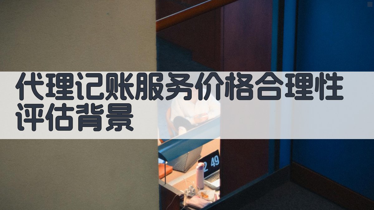 代理记账服务价格合理性评估背景 图1