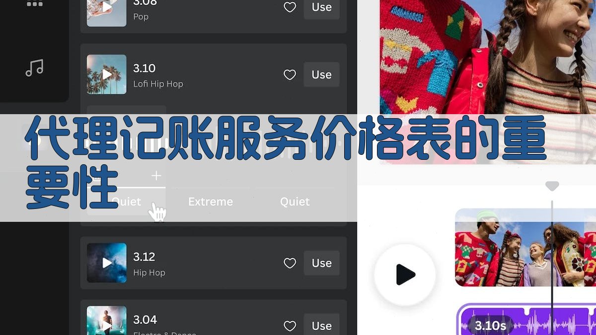 代理记账服务价格表的重要性 图1