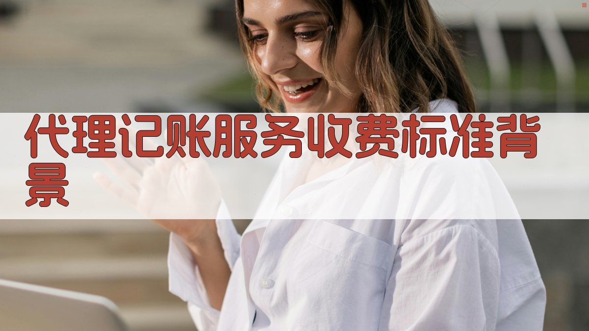 代理记账服务收费标准背景 图1