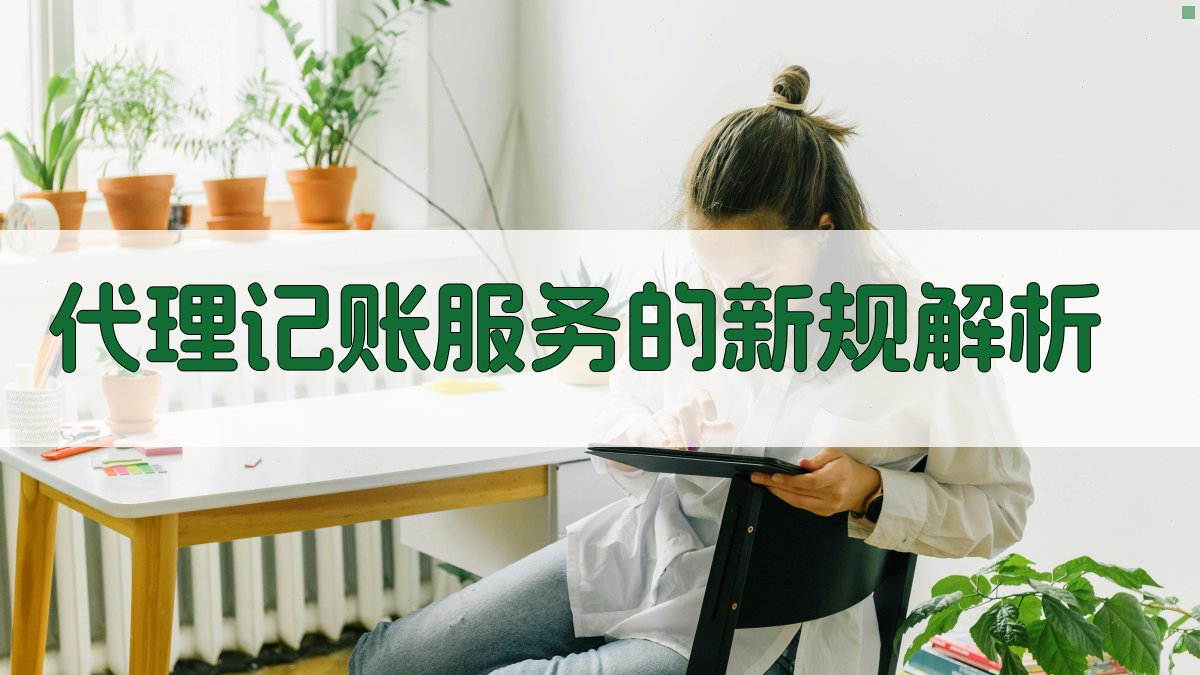 代理记账服务的新规解析 图2