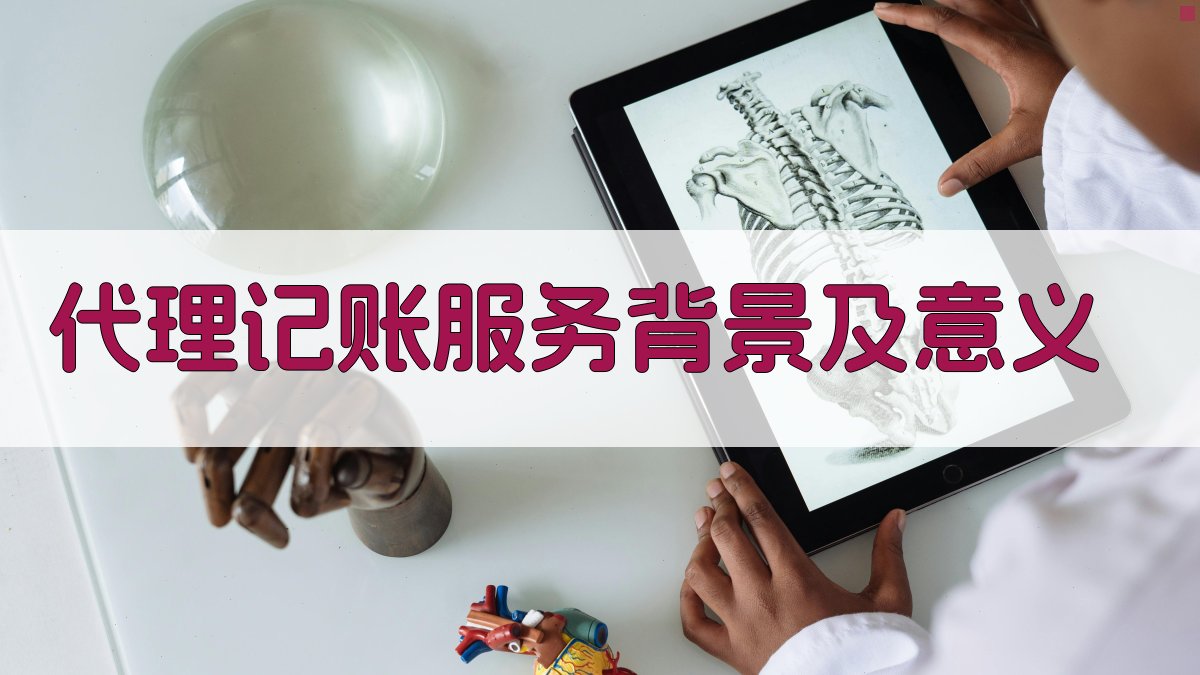 代理记账服务背景及意义 图1