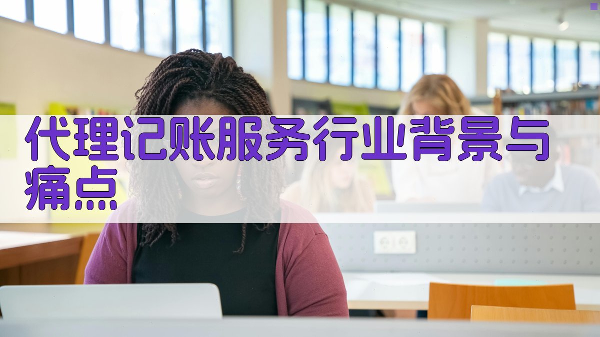 代理记账服务行业背景与痛点 图1