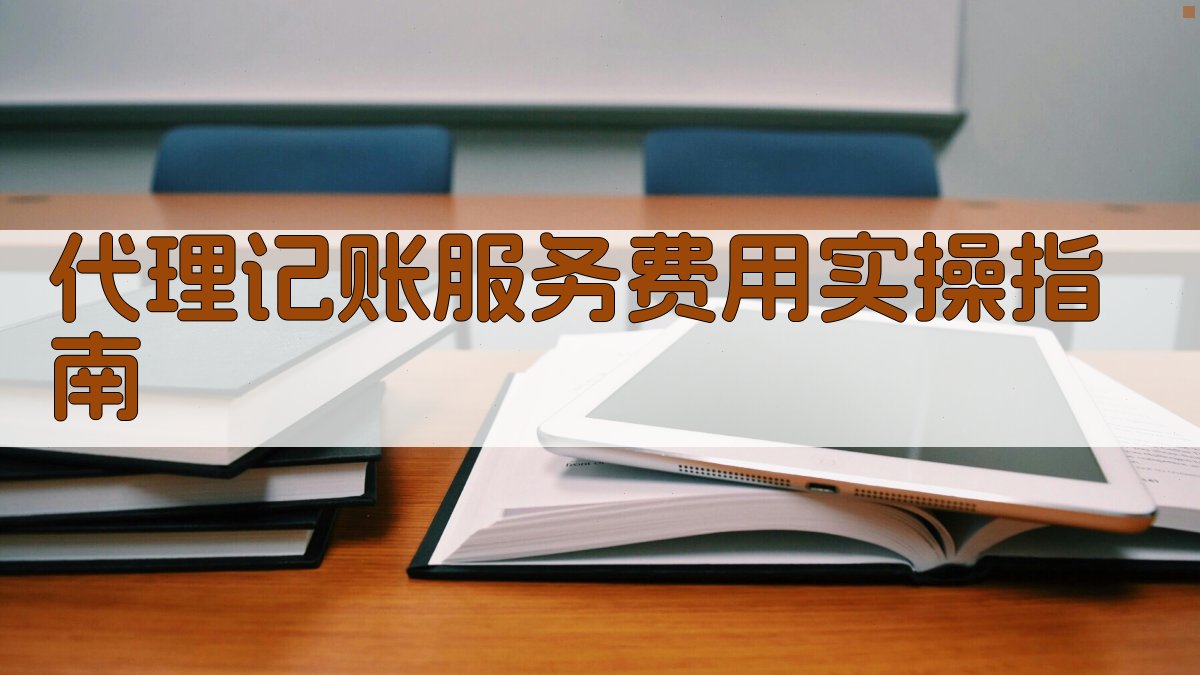 代理记账服务费用实操指南 图3