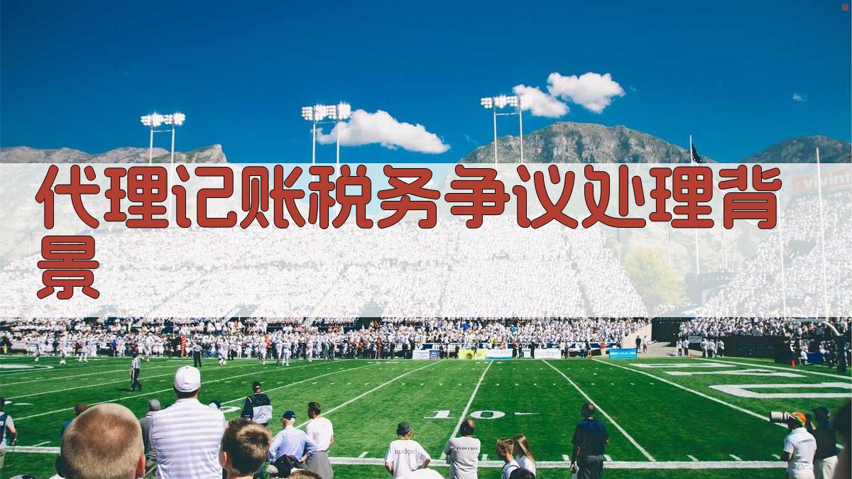 代理记账税务争议处理背景 图1