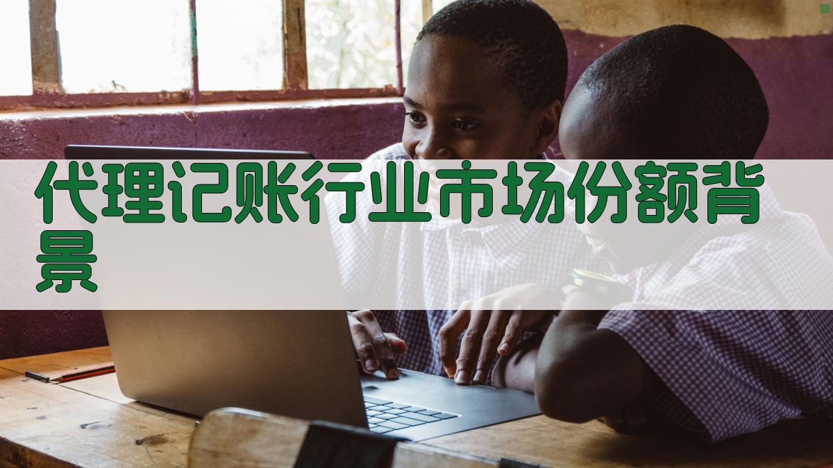代理记账行业市场份额背景 图1