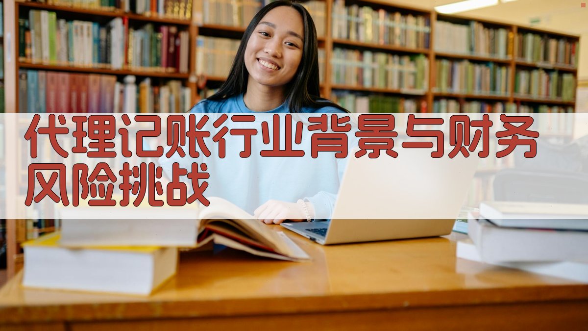 代理记账行业背景与财务风险挑战 图1