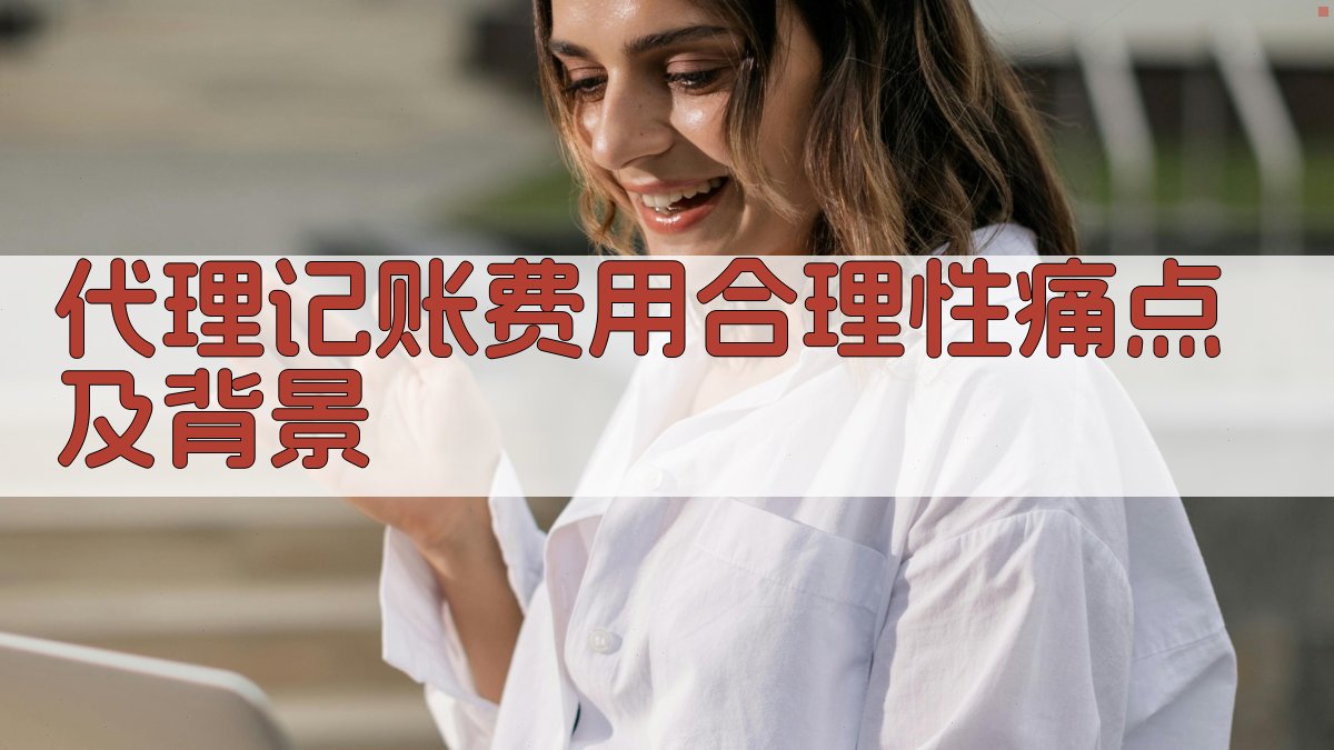 代理记账费用合理性痛点及背景 图1