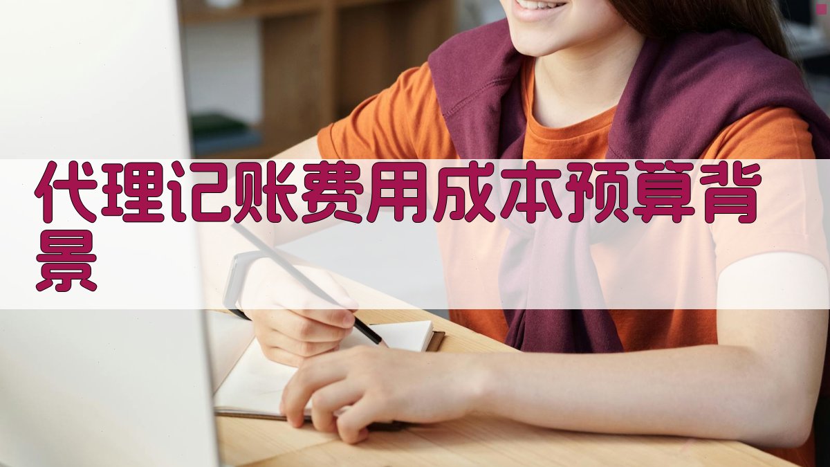 代理记账费用成本预算背景 图1