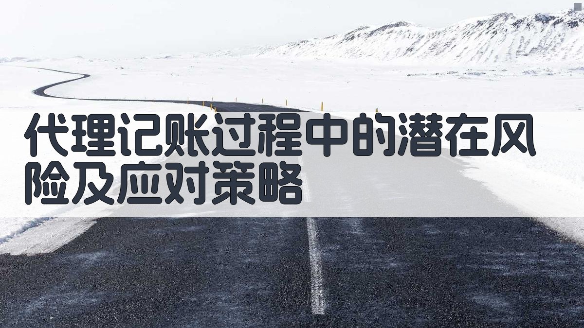 代理记账过程中的潜在风险及应对策略 图3