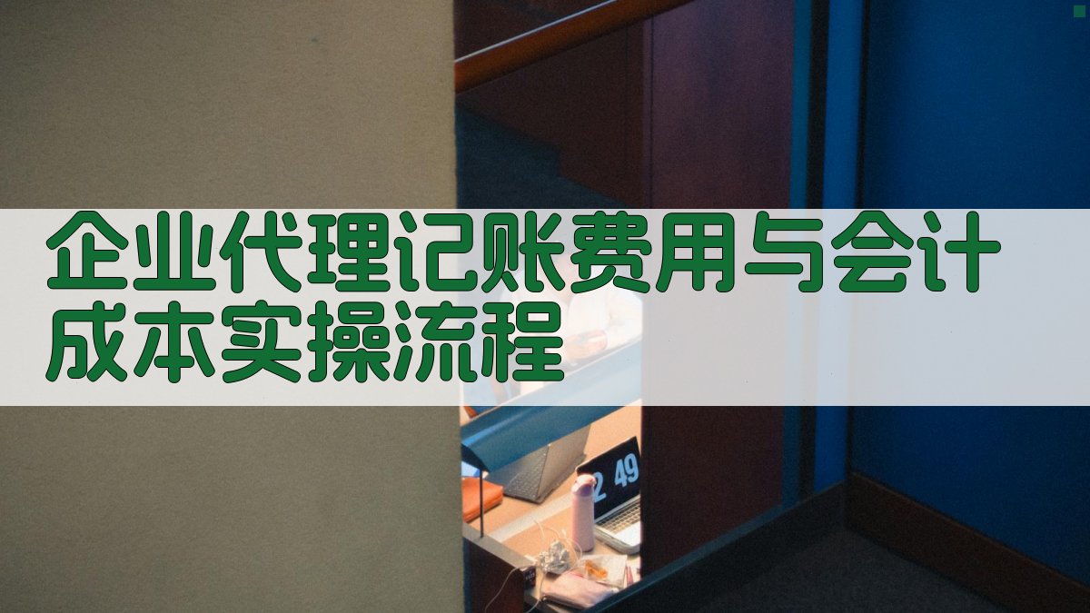 企业代理记账费用与会计成本实操流程 图3
