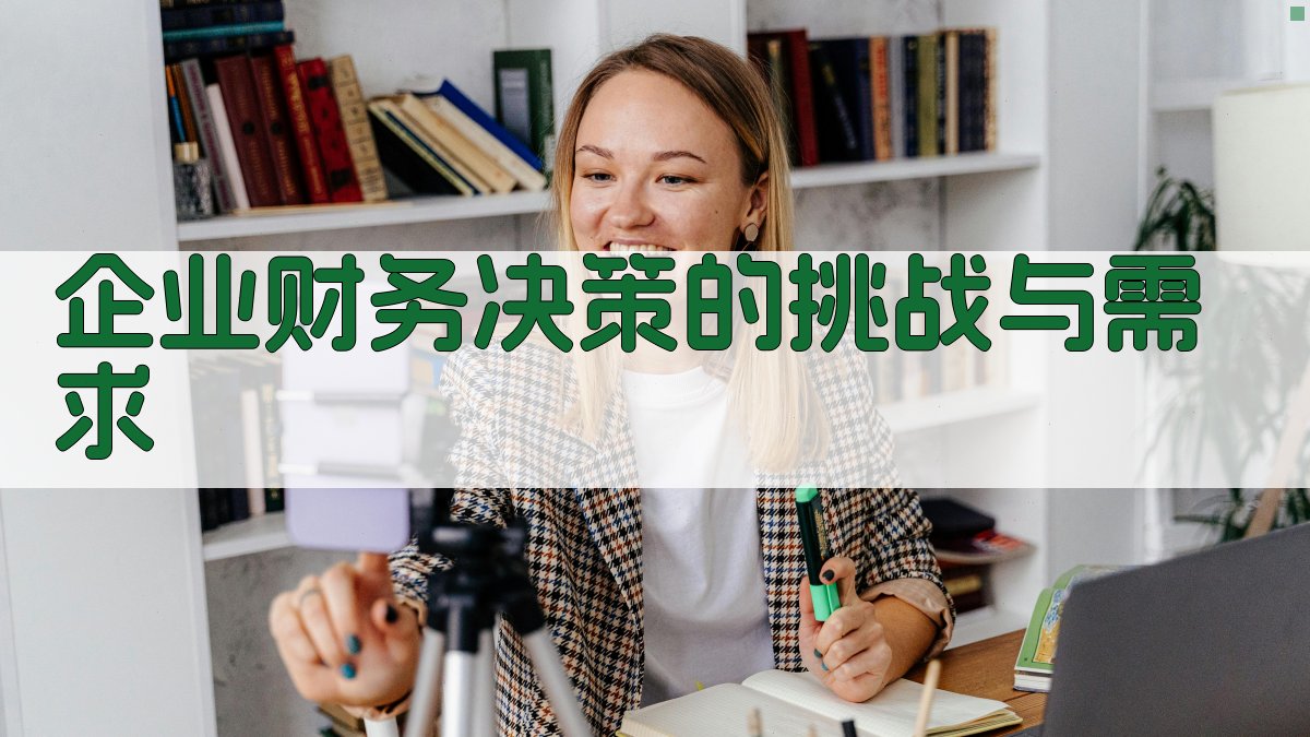 企业财务决策的挑战与需求 图1