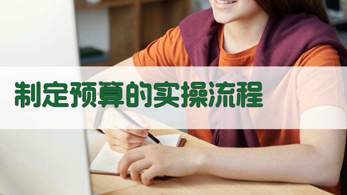 制定预算的实操流程 图1