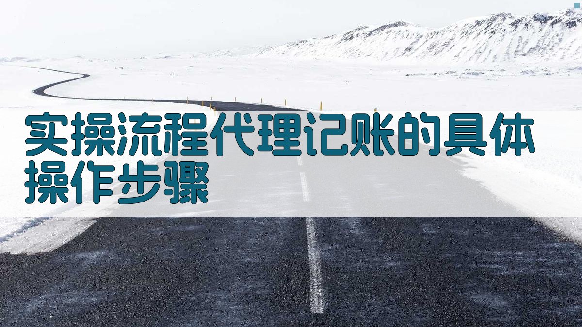 实操流程：代理记账的具体操作步骤 图3