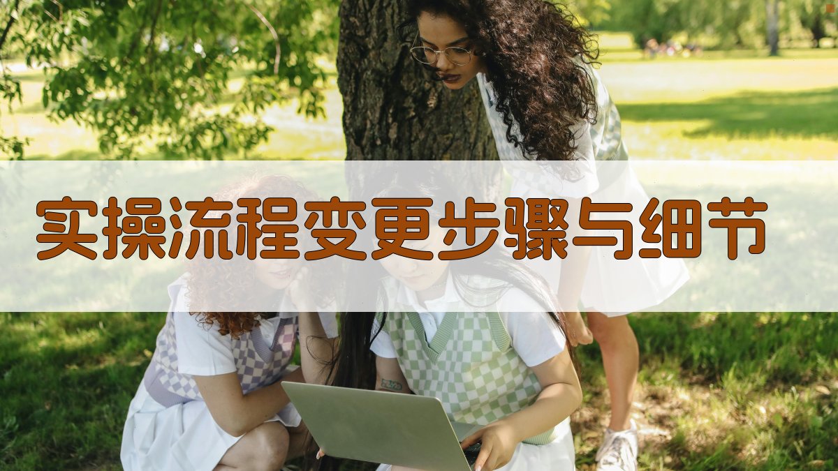 实操流程：变更步骤与细节 图1