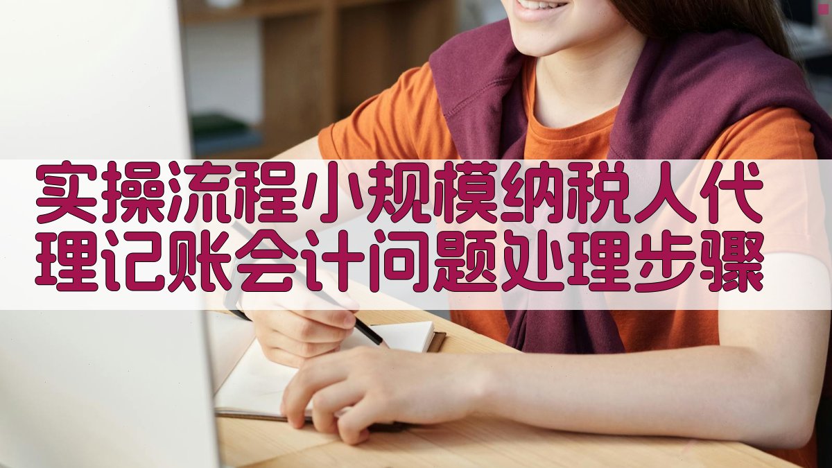 实操流程：小规模纳税人代理记账会计问题处理步骤 图2