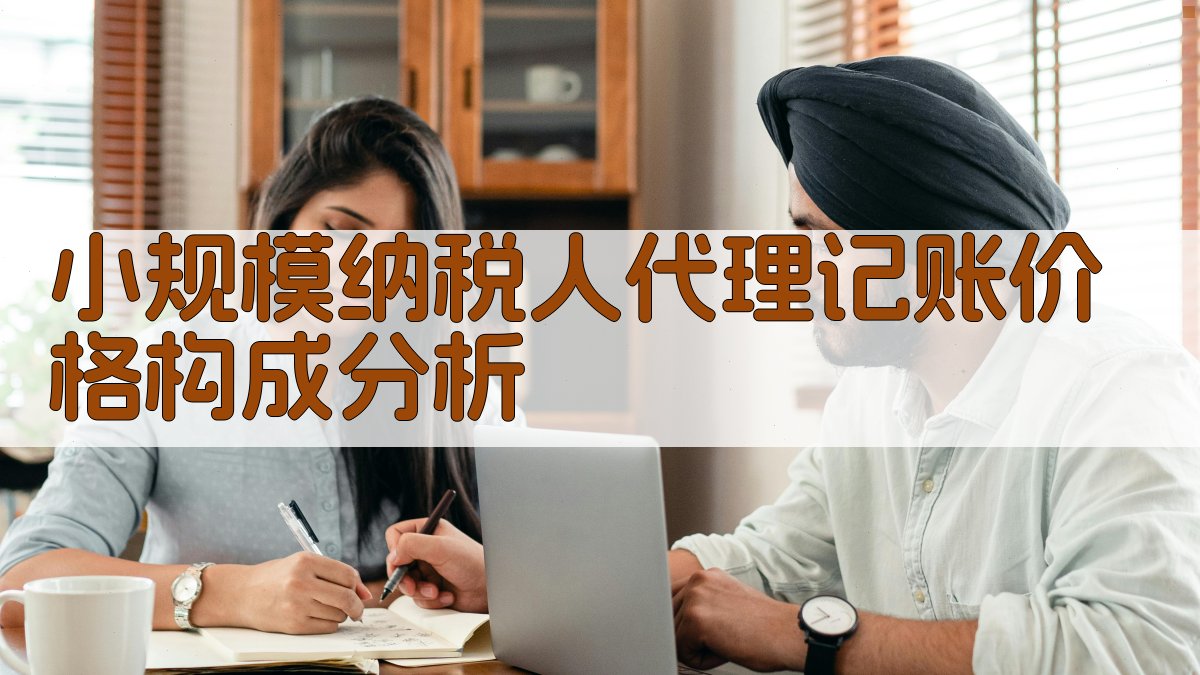小规模纳税人代理记账价格构成分析 图1