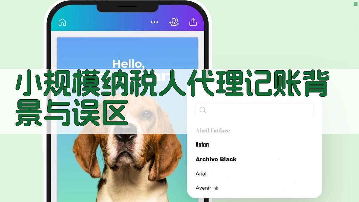 小规模纳税人代理记账背景与误区 图1
