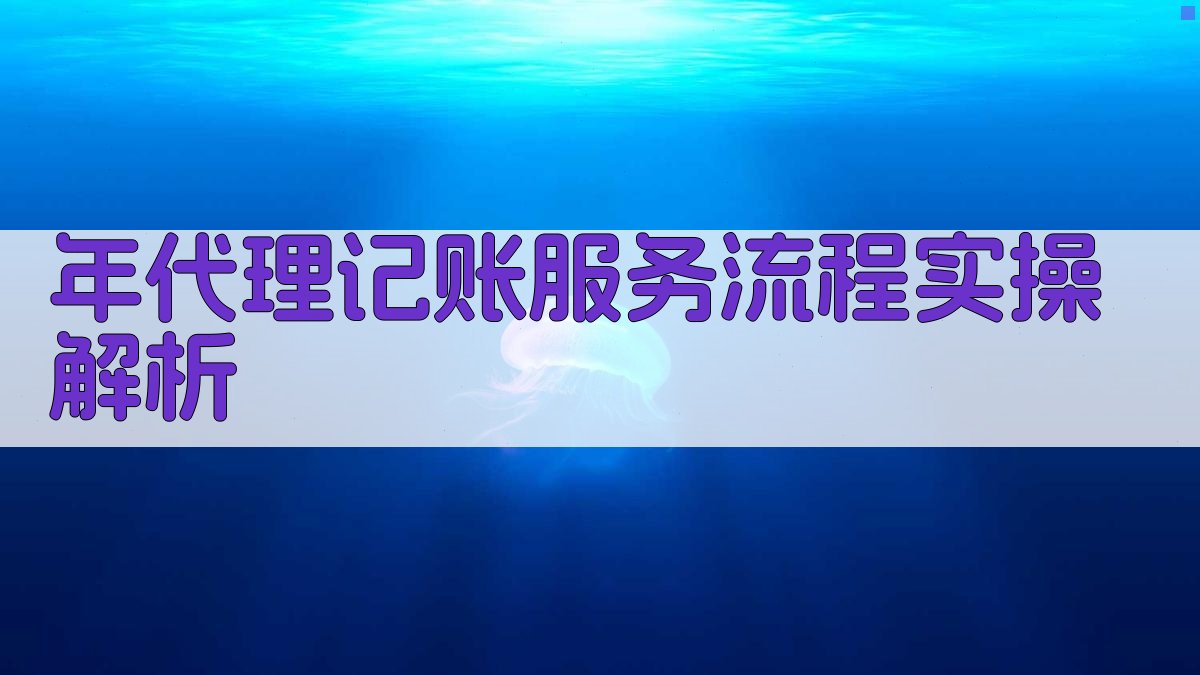 年代理记账服务流程实操解析 图2