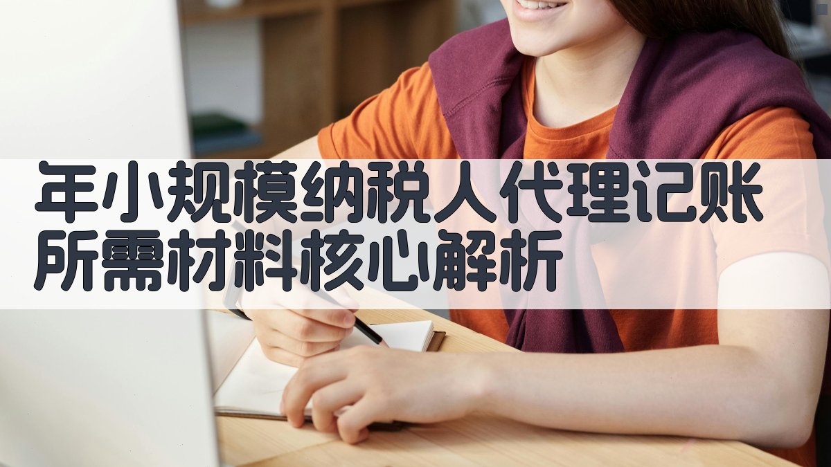 年小规模纳税人代理记账所需材料核心解析 图2