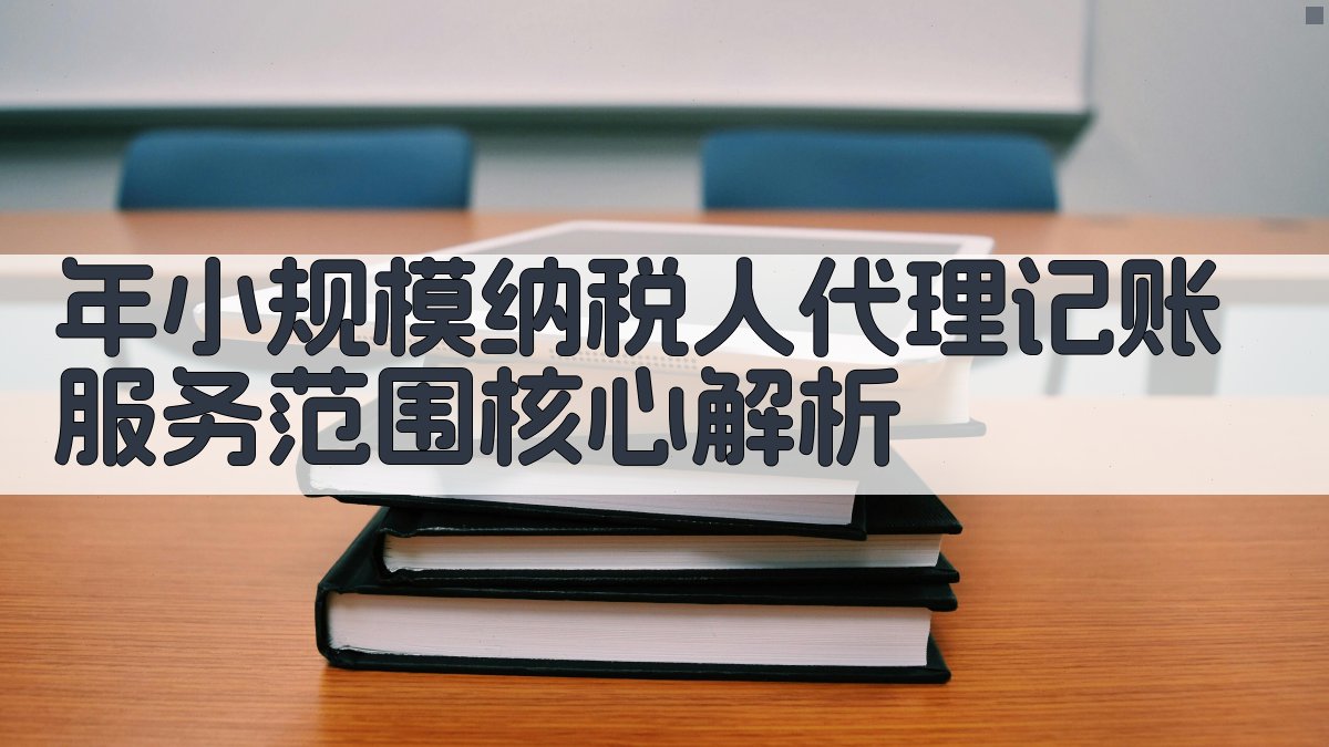 年小规模纳税人代理记账服务范围核心解析 图2