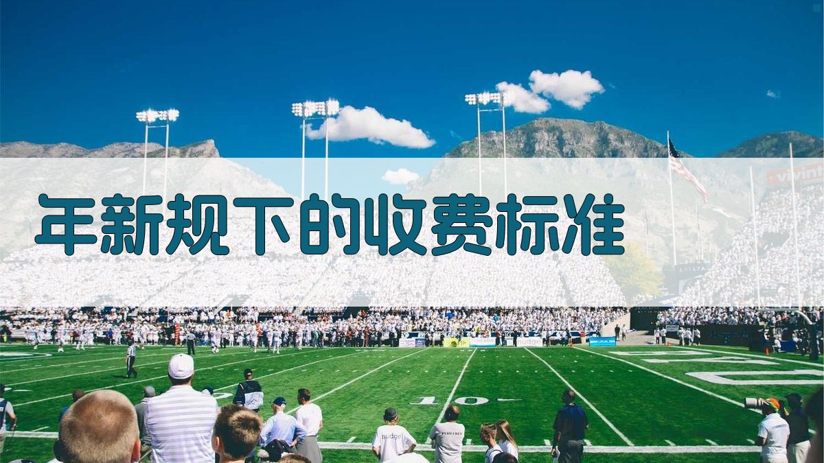 年新规下的收费标准 图1