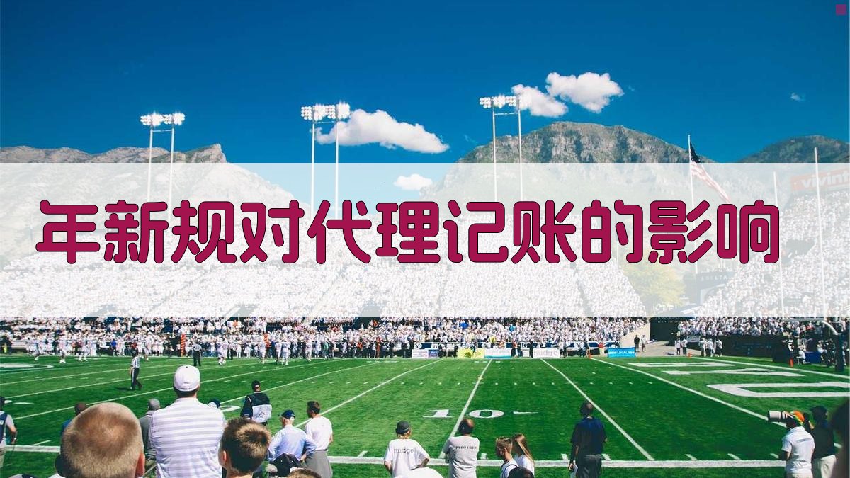 年新规对代理记账的影响 图1