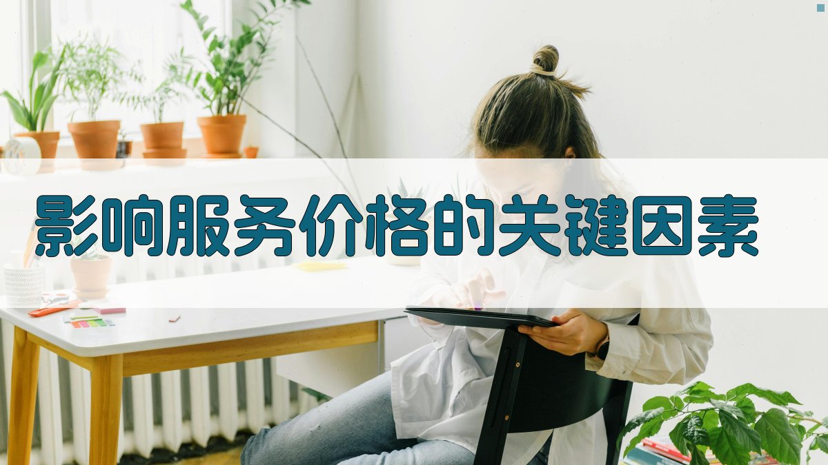 影响服务价格的关键因素 图2