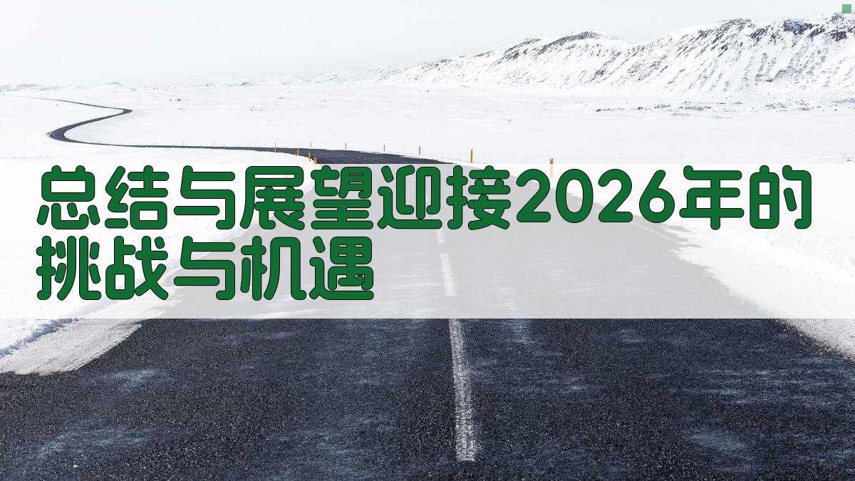 总结与展望：迎接2026年的挑战与机遇 图3