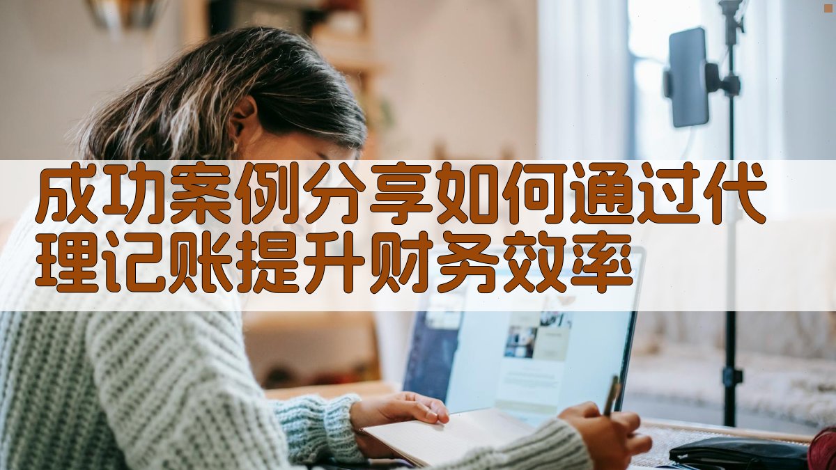 成功案例分享如何通过代理记账提升财务效率 图4