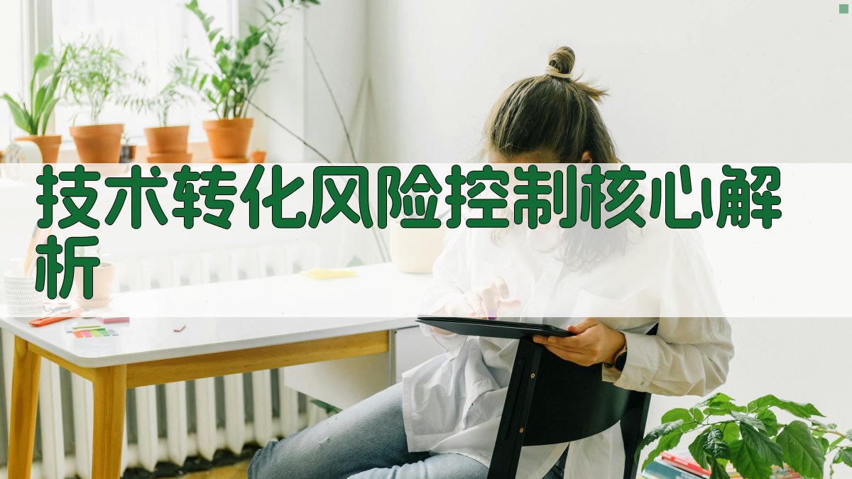 技术转化风险控制核心解析 图2