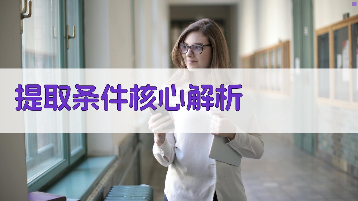 提取条件核心解析 图1