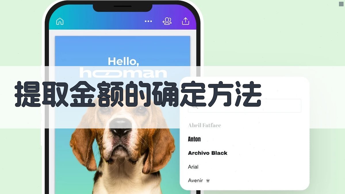 提取金额的确定方法 图1