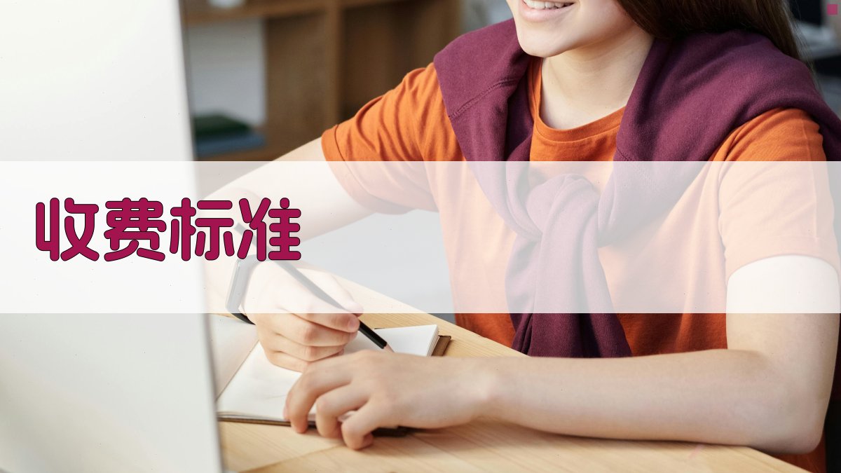 收费标准 图1