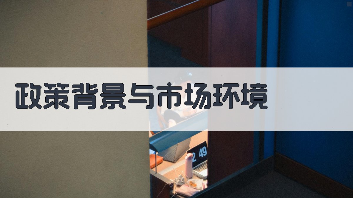 政策背景与市场环境 图1