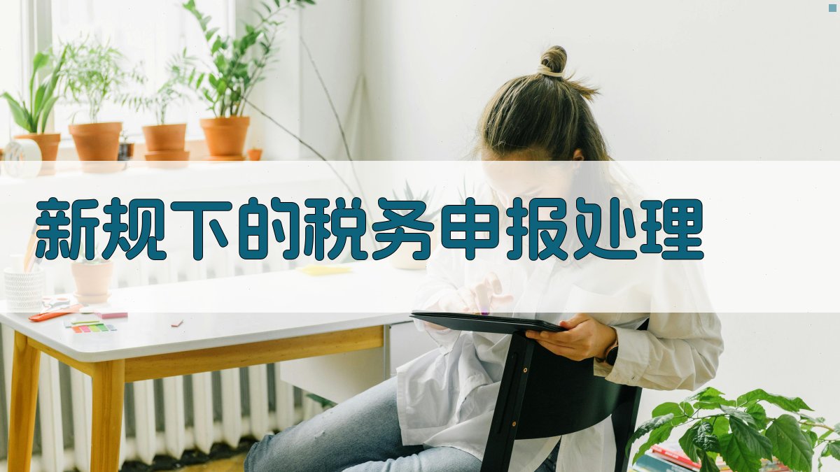 新规下的税务申报处理 图2