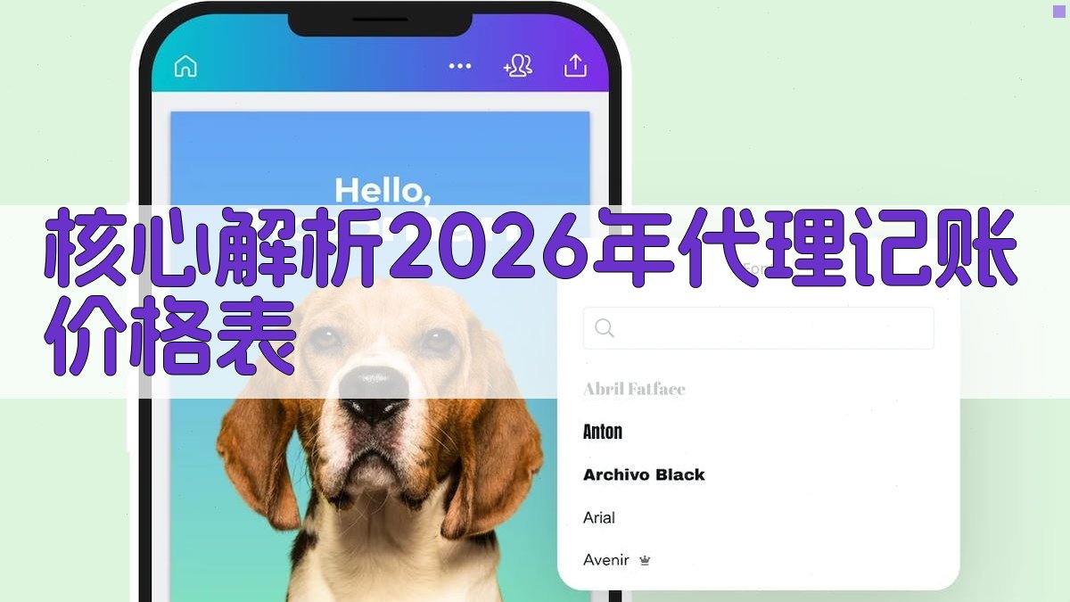 核心解析：2026年代理记账价格表 图2