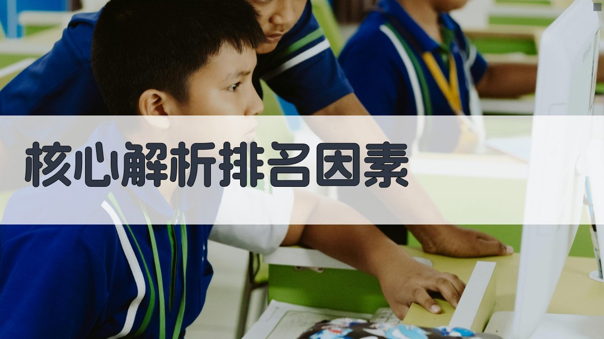 核心解析：排名因素 图2