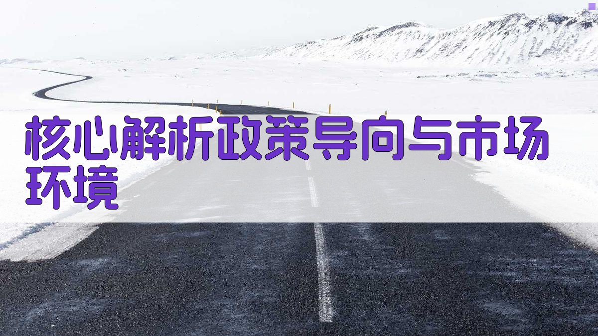 核心解析：政策导向与市场环境 图1
