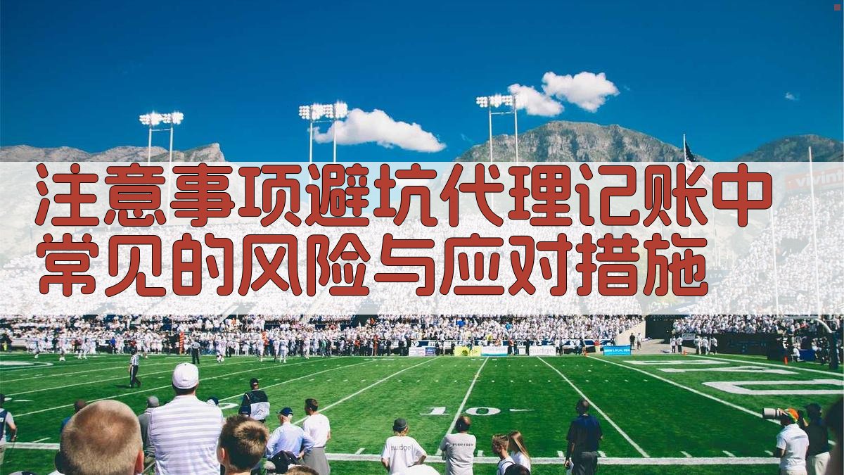 注意事项/避坑：代理记账中常见的风险与应对措施 图4