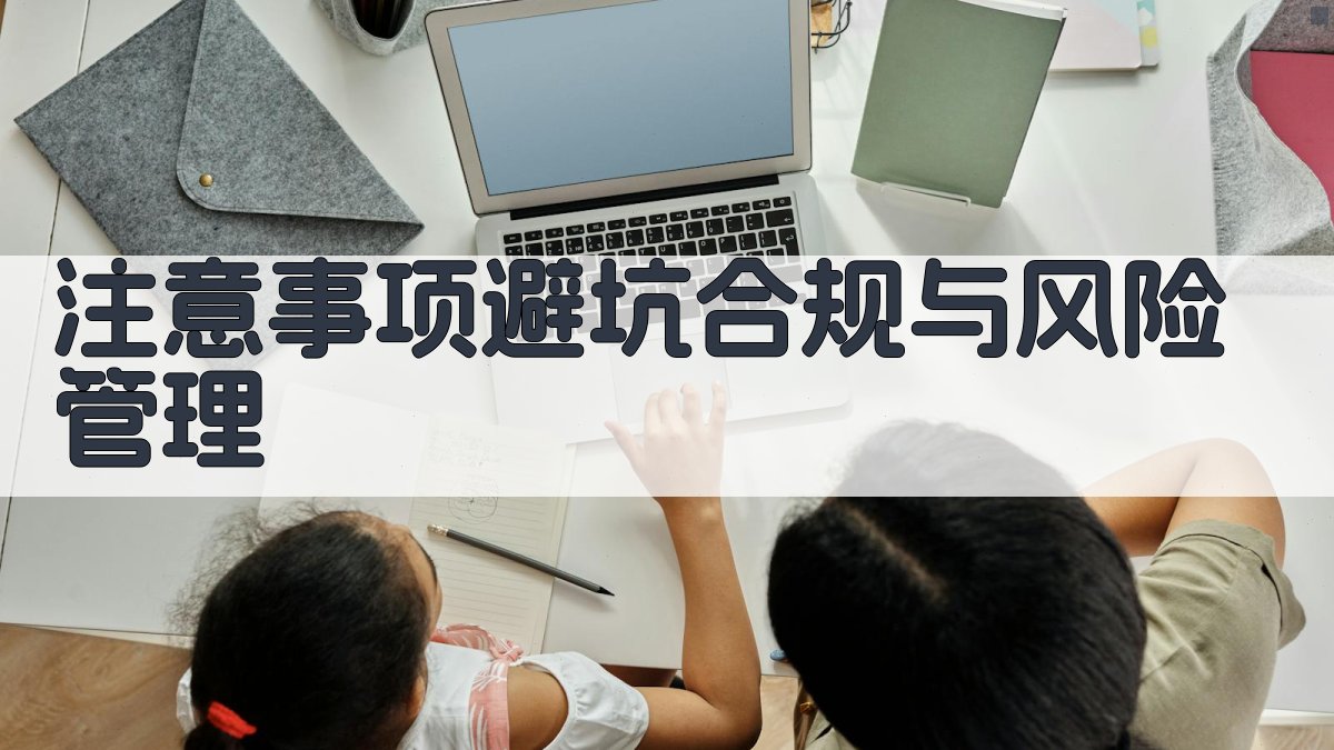 注意事项/避坑：合规与风险管理 图3