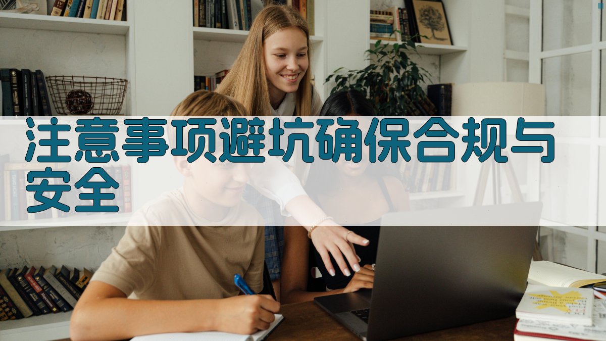 注意事项/避坑：确保合规与安全 图4