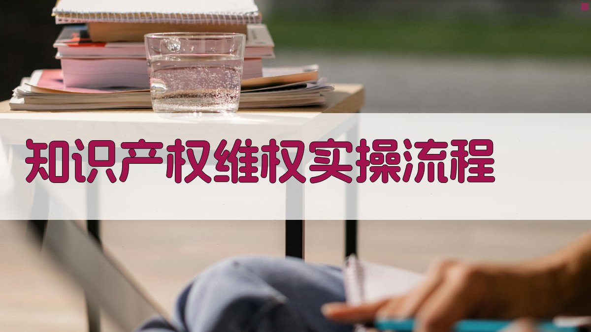 知识产权维权实操流程 图2