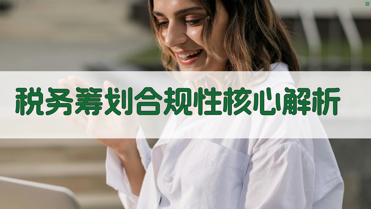 税务筹划合规性核心解析 图2