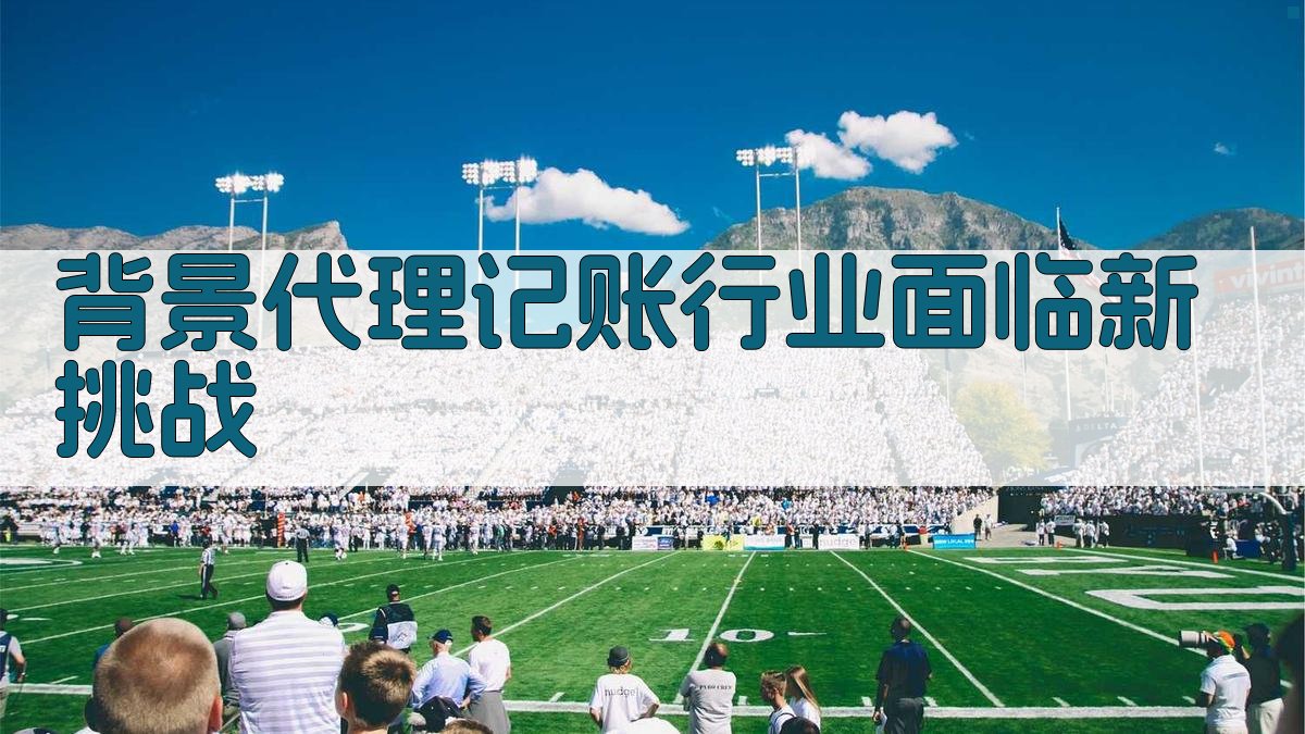 背景：代理记账行业面临新挑战 图1