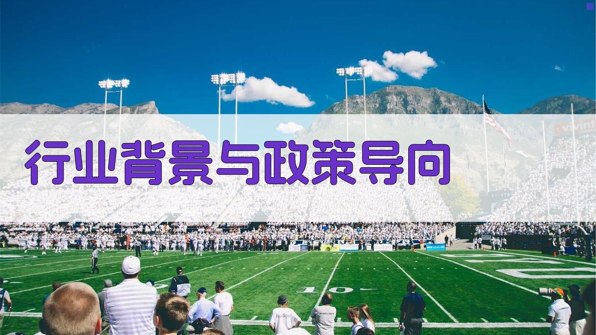 行业背景与政策导向 图1